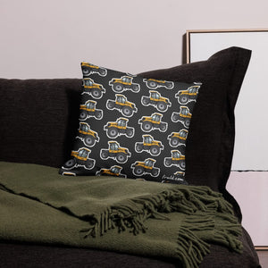 Furrow & Fields Pillow Case JCB Fastrac 3190 Pillow Case – Charcoal Quality Farmers Merch