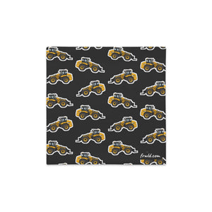 Furrow & Fields Pillow Case JCB TM420 Pillow Case – Charcoal Quality Farmers Merch