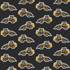 Furrow & Fields Pillow Case JCB TM420 Pillow Case – Charcoal Quality Farmers Merch