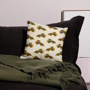 Furrow & Fields Pillow Case JCB TM420 Pillow Case – Cream Quality Farmers Merch
