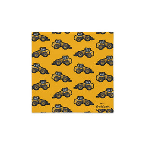 Furrow & Fields Pillow Case JCB TM420 Pillow Case – Yellow Quality Farmers Merch