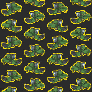 Furrow & Fields Pillow Case John Deere 1085 Pillow Case – Charcoal Quality Farmers Merch