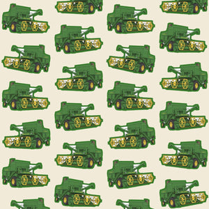 Furrow & Fields Pillow Case John Deere 530 Pillow Case – Cream Quality Farmers Merch