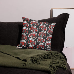 Furrow & Fields Pillow Case Massey Ferguson 188 Pillow Case – Charcoal Quality Farmers Merch