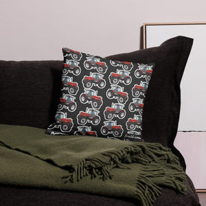 Furrow & Fields Pillow Case Massey Ferguson 3090 Pillow Case – Charcoal Quality Farmers Merch