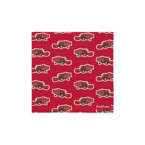 Furrow & Fields Pillow Case Massey Ferguson 520 Pillow Case – Red Quality Farmers Merch