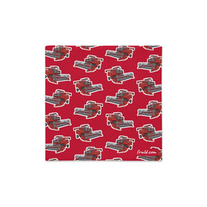 Furrow & Fields Pillow Case Massey Ferguson 760 Pillow Case – Red Quality Farmers Merch