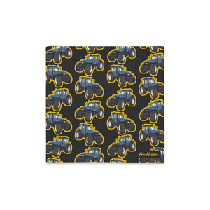 Furrow & Fields Pillow Case New Holland TM 155 Pillow Case – Charcoal Quality Farmers Merch
