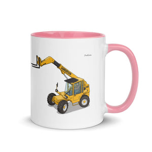 Furrow & Fields Pink / 11 oz Sanderson 726 Teleporter | Mug with Color Inside Quality Farmers Merch