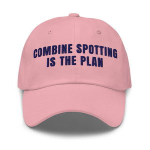 Furrow & Fields Pink Combine Spotting Is the Plan | Classic Dad Hat Quality Farmers Merch