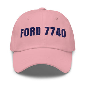 Furrow & Fields Pink Ford 7740 | Classic Dad Hat Quality Farmers Merch