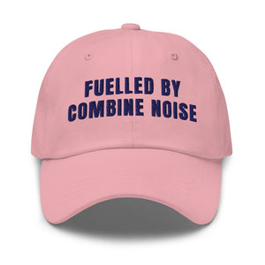 Furrow & Fields Pink Fuelled by Combine Noise | Classic Dad Hat Quality Farmers Merch