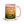Furrow & Fields Pink JCB 806 Splash Art | 15 oz Mug with Color Inside Quality Farmers Merch