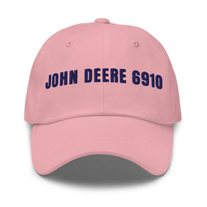 Furrow & Fields Pink John Deere 6910 | Classic Dad Hat Quality Farmers Merch