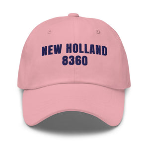 Furrow & Fields Pink New Holland 8360 | Classic Dad Hat Quality Farmers Merch
