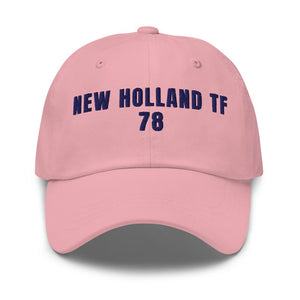 Furrow & Fields Pink New Holland TF 78 | Classic Dad Hat Quality Farmers Merch