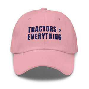 Furrow & Fields Pink Tractors > Everything | Classic Dad Hat Quality Farmers Merch
