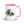 Furrow & Fields Pink Valtra 6750 Watercolor | 15 oz Mug with Color Inside Quality Farmers Merch