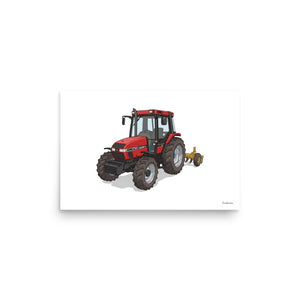Furrow & Fields Poster Case IH 4240 XL Pro | Poster Quality Farmers Merch