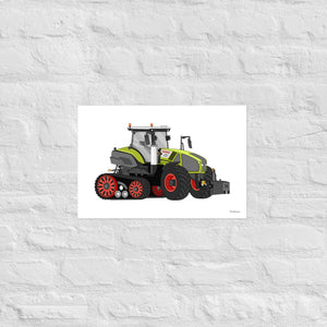 Furrow & Fields Poster CLAAS Axion 930 | Poster Quality Farmers Merch