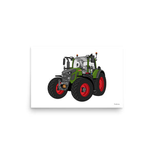 Furrow & Fields Poster Fendt 620 Vario | Poster Quality Farmers Merch