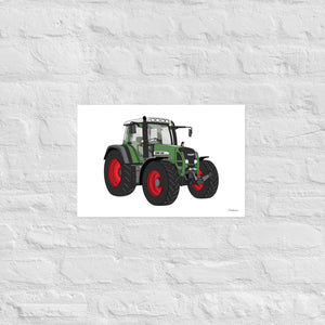 Furrow & Fields Poster Fendt 820 VArio TMS | Poster Quality Farmers Merch