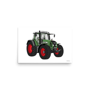 Furrow & Fields Poster Fendt 820 VArio TMS | Poster Quality Farmers Merch