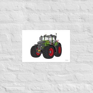Furrow & Fields Poster Fendt 942 Vario | Poster Quality Farmers Merch