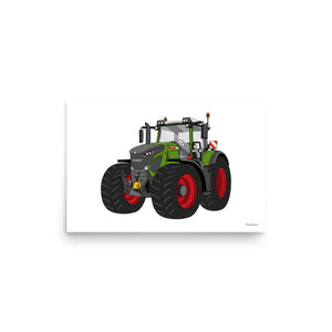 Furrow & Fields Poster Fendt 942 Vario | Poster Quality Farmers Merch