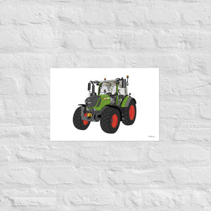 Furrow & Fields Poster Fendt Vario 313 | Poster Quality Farmers Merch