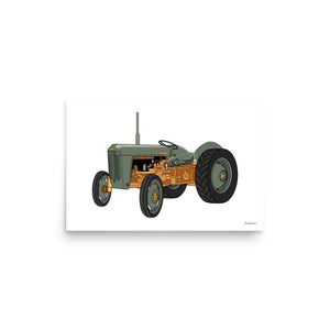 Furrow & Fields Poster Ferguson FE 35 | Poster Quality Farmers Merch
