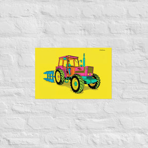 Furrow & Fields Poster Fiat 1880 Pop Art | Poster Quality Farmers Merch