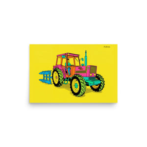 Furrow & Fields Poster Fiat 1880 Pop Art | Poster Quality Farmers Merch
