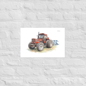 Furrow & Fields Poster Fiat 1880 Watercolor | Poster Quality Farmers Merch