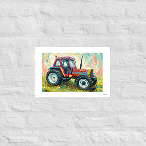 Furrow & Fields Poster FIAT 90-90 DT Splash Art | Poster Quality Farmers Merch