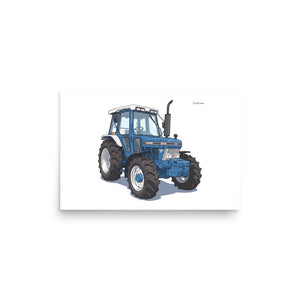 Furrow & Fields Poster Ford 5610 Force II | Poster Quality Farmers Merch