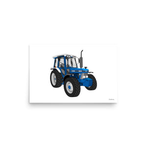 Furrow & Fields Poster Ford 6410 4WD | Poster Quality Farmers Merch
