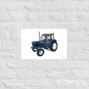 Furrow & Fields Poster Ford 6640 2WD | Poster Quality Farmers Merch