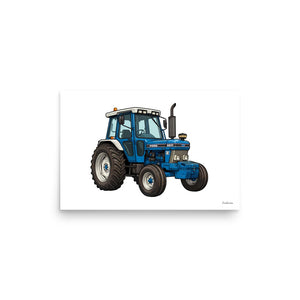 Furrow & Fields Poster Ford 6810 2WD | Poster Quality Farmers Merch