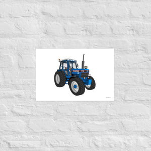 Furrow & Fields Poster Ford 7710 | Poster Quality Farmers Merch