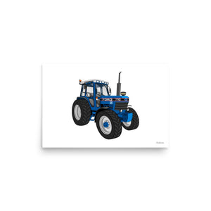 Furrow & Fields Poster Ford 7710 | Poster Quality Farmers Merch
