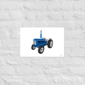 Furrow & Fields Poster Fordson Super Major | Poster Quality Farmers Merch