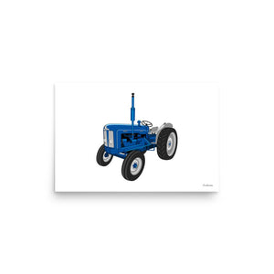 Furrow & Fields Poster Fordson Super Major | Poster Quality Farmers Merch