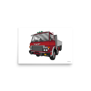 Furrow & Fields Poster Hino FY Tipper | Poster Quality Farmers Merch