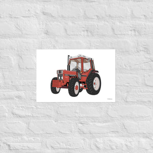 Furrow & Fields Poster International 885 XL 4WD | Poster Quality Farmers Merch