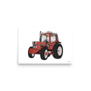 Furrow & Fields Poster International 885 XL 4WD | Poster Quality Farmers Merch