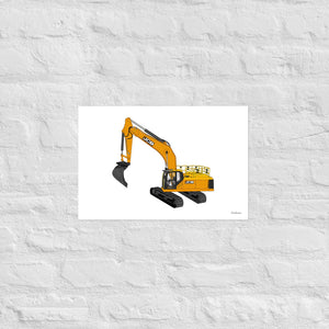 Furrow & Fields Poster JCB 370 LC | Poster Quality Farmers Merch
