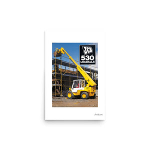 Furrow & Fields Poster JCB Loadall 530 Brochure | Poster Quality Farmers Merch