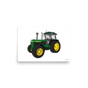 Furrow & Fields Poster John Deere 3650 | Poster Quality Farmers Merch