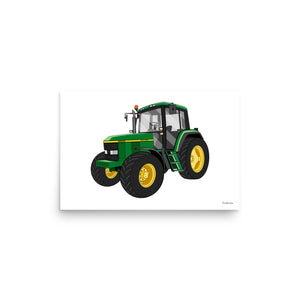 Furrow & Fields Poster John Deere 6800 | Poster Quality Farmers Merch